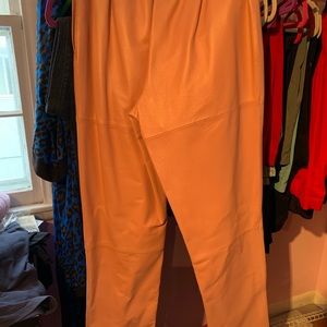 Woman’s leather pants